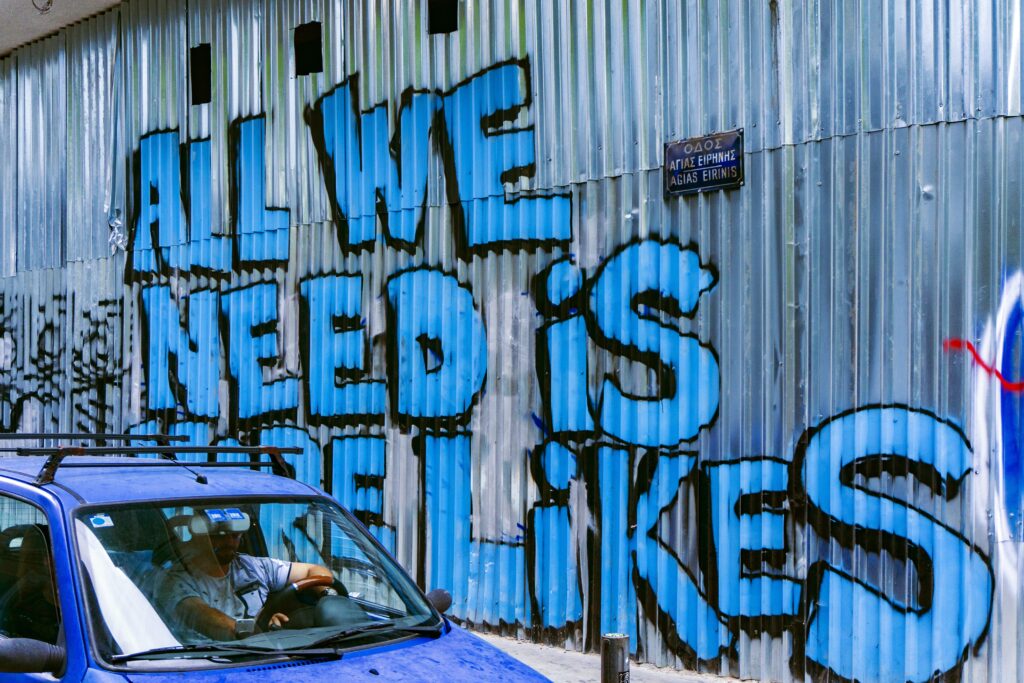 All we need are Likes - Grafitti